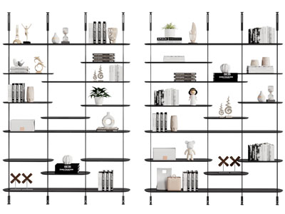 现代收纳 置物 装饰架