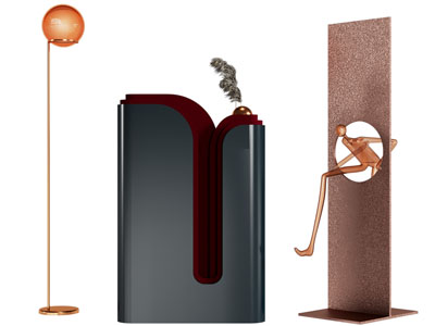 现代落地灯 摆件组合