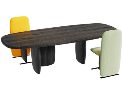 现代创意餐桌椅组合