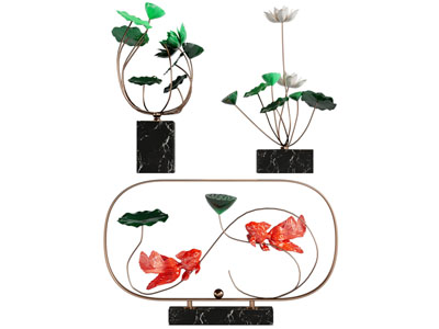 新中式装饰品摆件组合