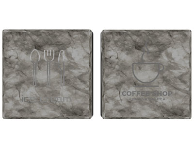 现代灯箱 店招广告灯箱 咖啡店门牌3d模型 现代灯箱 店招广告灯箱 咖啡店门牌