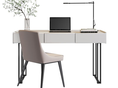 现代书桌椅组合