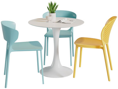 现代休闲桌椅组合