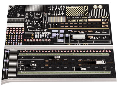 现代交通道路标识 指示牌 路牌 路障 斑马线3d模型 现代交通道路标识 指示牌 路牌 路障 斑马线