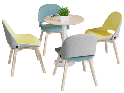 现代休闲桌椅组合