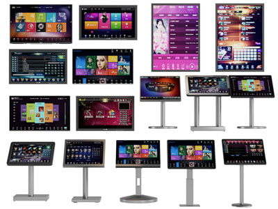 现代KTV点歌屏 点歌台3d模型 现代KTV点歌屏 点歌台