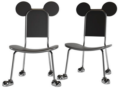 现代卡通米老鼠休闲椅子 儿童椅