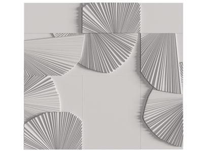 现代造型背景墙