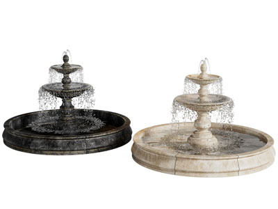 欧式喷泉 水景 景观小品