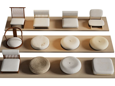 新中式蒲团 休闲椅子