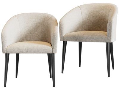 现代布艺休闲椅子 餐椅