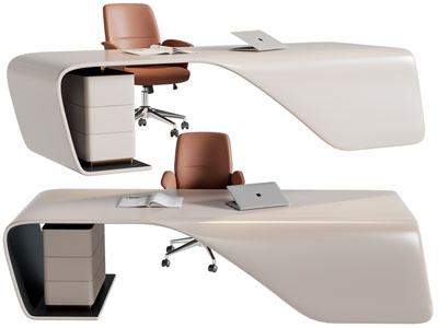 现代老板台 老板桌椅组合