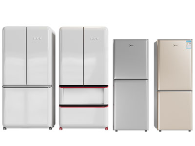 现代上门的冰箱3d模型 现代上门的冰箱