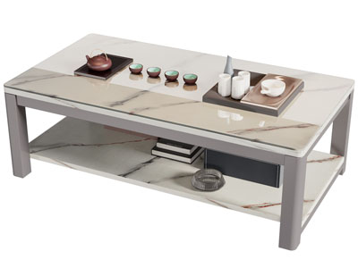 新中式长方形茶几3d模型 新中式长方形茶几