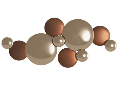 现代金属墙饰挂件