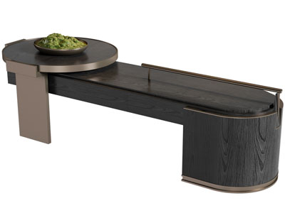 新中式酒店前台接待台