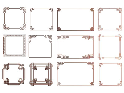 新中式雕花 角花 石膏线条