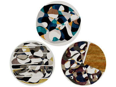 现代圆形地毯3d模型 现代圆形地毯