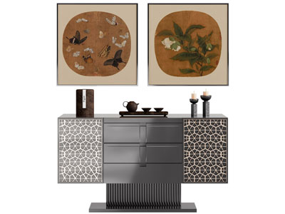 新中式玄关柜 边柜