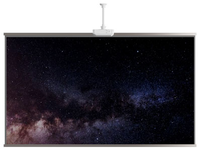 现代投影仪 投影幕布3d模型 现代投影仪 投影幕布