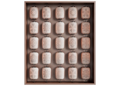 日式灯笼墙饰挂件