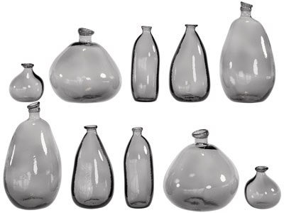 现代玻璃器皿 花瓶