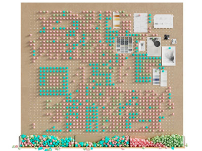 现代积木墙饰挂件