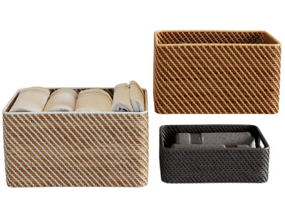 现代编织收纳筐 卫浴小件3d模型 现代编织收纳筐 卫浴小件