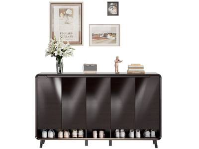 现代玄关鞋柜 装饰挂画