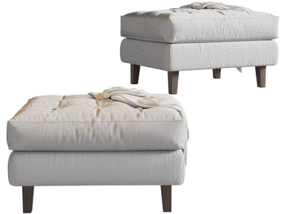 现代方形沙发凳子