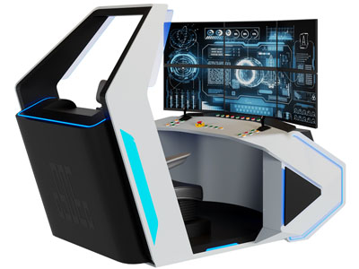 现代拟驾驶设备 座舱3d模型 现代拟驾驶设备 座舱