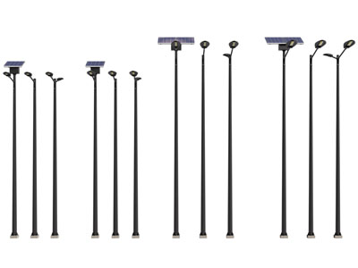 现代太阳能路灯