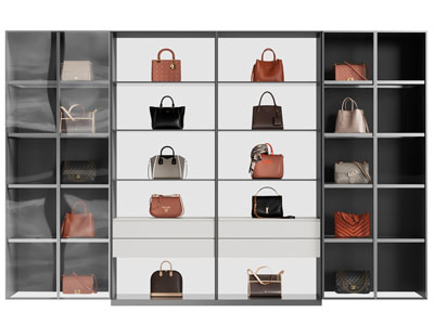 现代女士手提包展柜 装饰柜