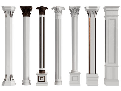 欧式雕花罗马柱子3d模型 欧式雕花罗马柱子