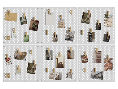 现代洞洞眼墙饰挂件 照片墙