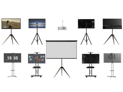 现代电视机 支架电视 投影仪3d模型 现代电视机 支架电视 投影仪