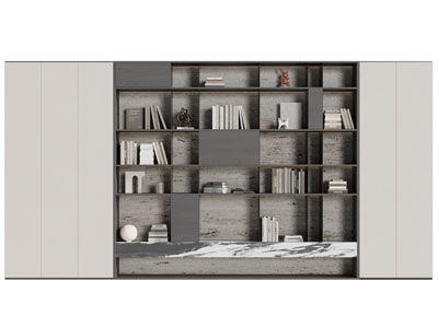 现代装饰柜 书柜