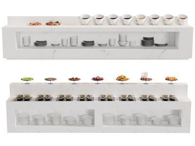 现代自助餐取餐台 调料台