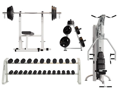 现代举重器健身设备3d模型 现代举重器健身设备