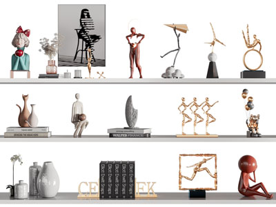 现代轻奢装饰品摆件组合