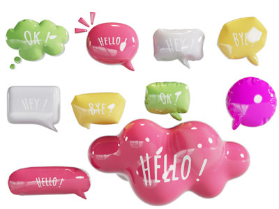 现代气球墙饰挂件