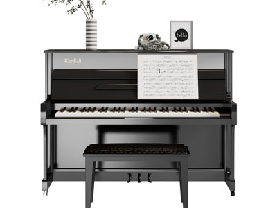 现代钢琴、琴凳3d模型 现代钢琴、琴凳