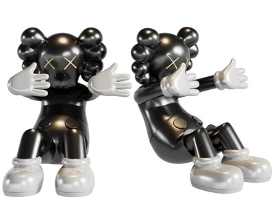 现代Kaws公仔雕塑雕刻摆件3d模型 现代Kaws公仔雕塑雕刻摆件