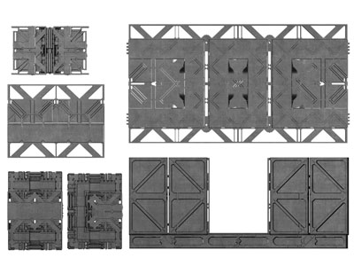 现代科技感大门 造型墙