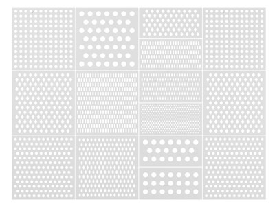 现代穿孔板 铝扣板 护墙板