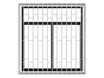 现代金属不锈钢防盗窗