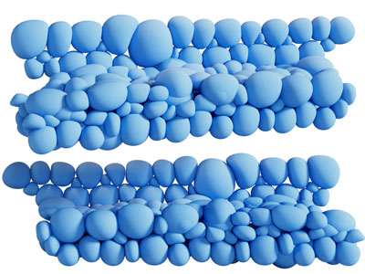 后现代拼接多人沙发