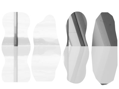 现代异形装饰镜子、墙饰