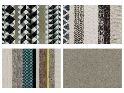 现代长方形几何图案的地毯3d模型 现代长方形几何图案的地毯