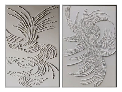 侘寂风立体装饰挂画3d模型 侘寂风立体装饰挂画